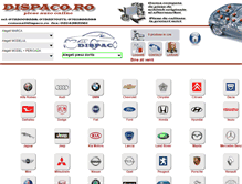 Tablet Screenshot of dispaco.ro